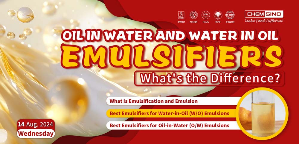 Oil in Water and Water in Oil Emulsions: What's the Difference